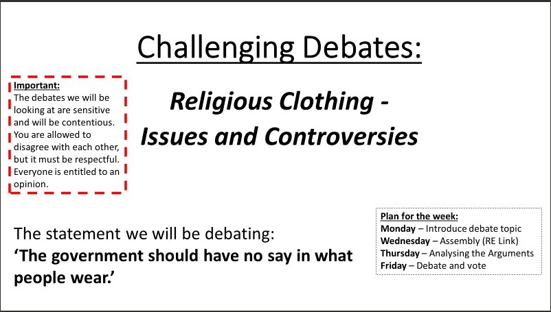 Challenging debates