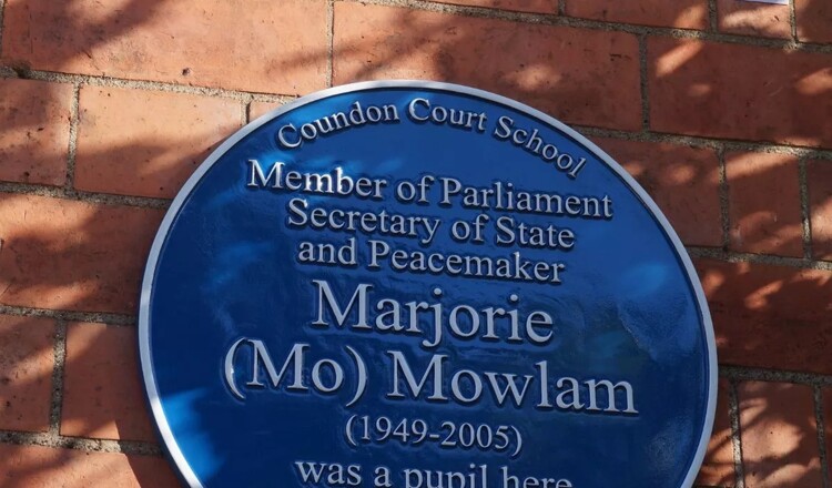 Blue Plaque for Mo Mowlem Unveiled